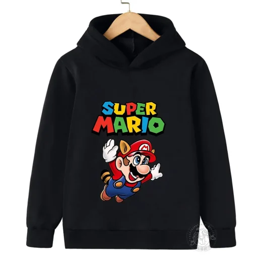 Ropa infantil estampada creativa de Super Mario