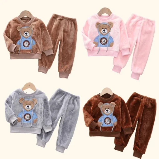 Ropa infantil para otoño-invierno, pijamas para bebé