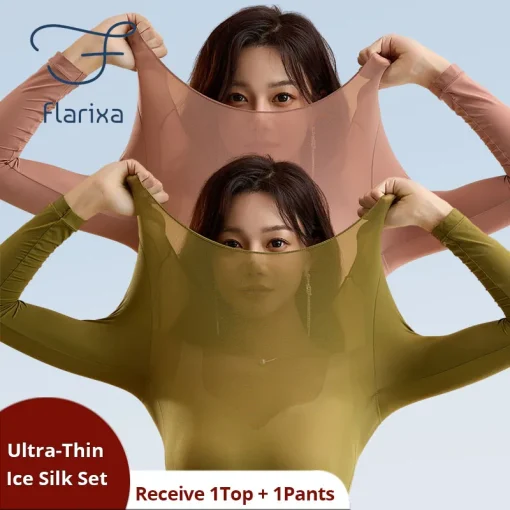 Ropa térmica sin costuras Flarixa para mujer