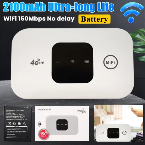 Router 4G LTE WiFi Inalámbrico 150mbps