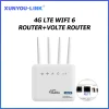 Router WiFi 6 módem 4G LTE WiFi 300Mbps