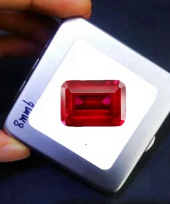 Rubí Rojo Natural 12x16mm 12.50Cts Rectangular VVS