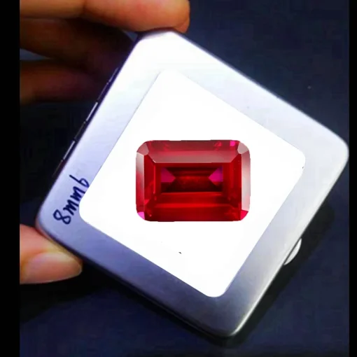 Rubí Rojo Natural 12x16mm 12.50Cts Rectangular VVS