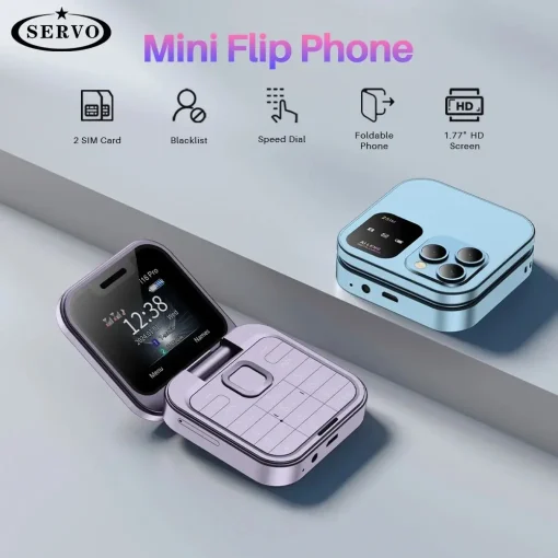 SERVO I16 Pro MIni Celular plegable 2G