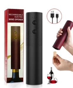 Sacacorchos eléctrico recargable para vino