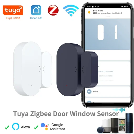 Sensor Puertas y Ventanas Zigbee Tuya