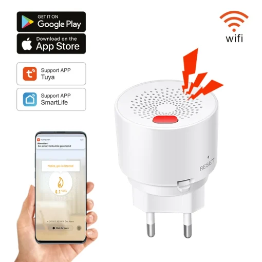 Sensor Wi-Fi de fugas de gas GPL