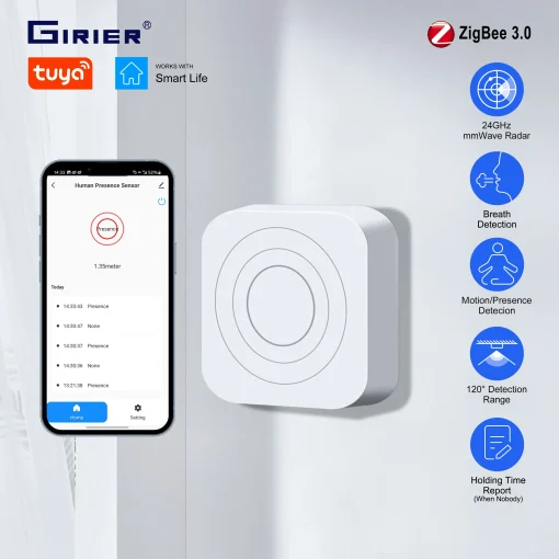 Sensor de Presencia Humana ZigBee GIRIER