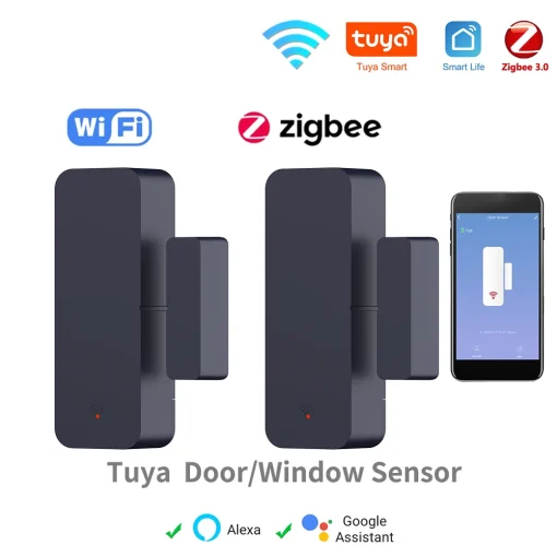 Sensor de Puerta WiFi Zigbee Tuya