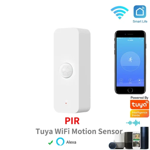 Sensor de movimiento PIR Wi-Fi inteligente Tuya