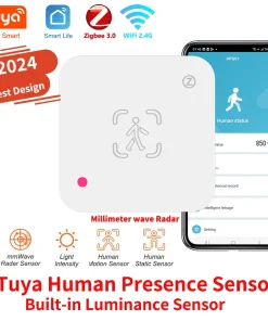 Sensor de presencia humana Tuya Zigbee Wi-Fi