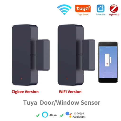 Sensor de puerta y ventana Zigbee WiFi Tuya