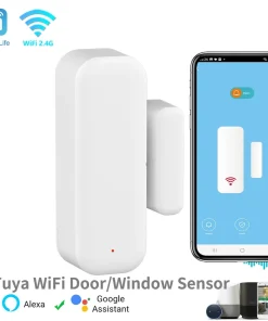 Sensor de puertaventana WiFi Tuya