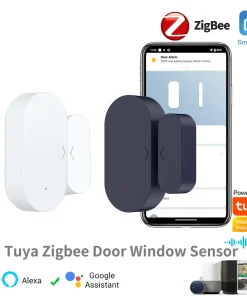 Sensor de puertaventana Zigbee Tuya