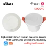 Sensor luz detección presencia humana ZigBeeWifi