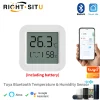 Sensor temperatura, humedad Tuya LCD Display BT