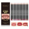 Set 12 perfiladores de labios mate