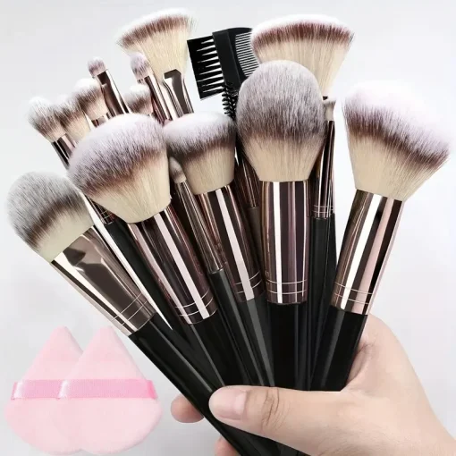 Set Pinceles de Maquillaje Profesional de 3 a 20 Piezas