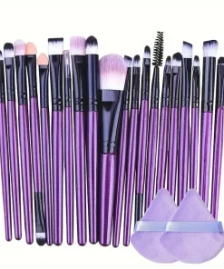 Set brochas de maquillaje 20 pzas