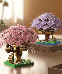 Set de Ladrillos Edificio Casa de Árbol Cereza Rosa 1097 Piezas