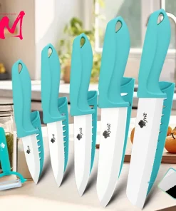 Set de cuchillos cerámicos de cocina, profesionales