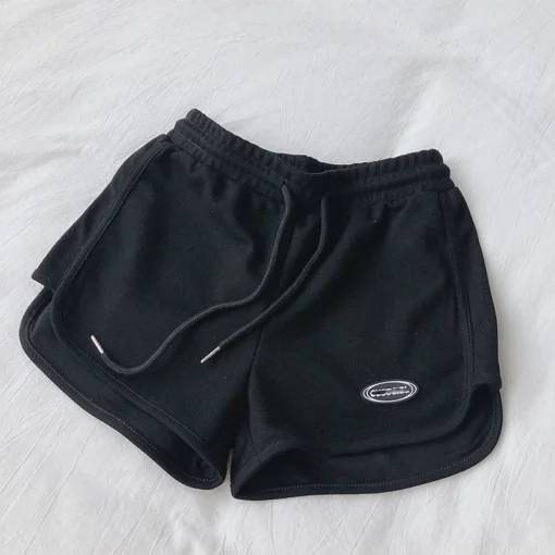 Shorts deportivos casuales con cordón ITOOLIN para mujeres