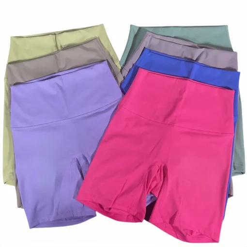 Shorts deportivos de yoga para mujer cintura alta