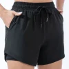 Shorts deportivos mujer secado rápido