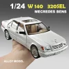 Simul. 124 Benzs W140 320SEL Juguete de coche