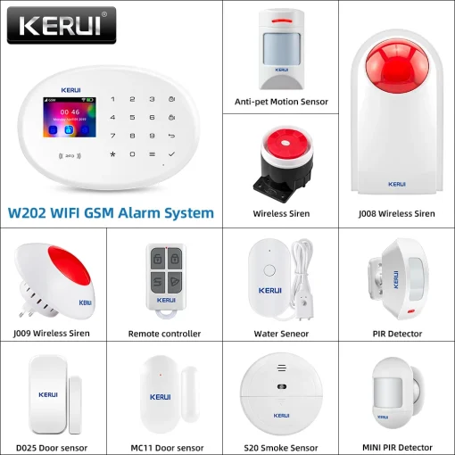 Sistema de Alarma GSM WiFi KERUI W202