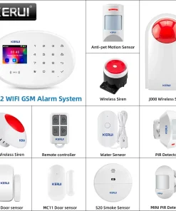 Sistema de alarma KERUI W202 WiFi GSM Tuya