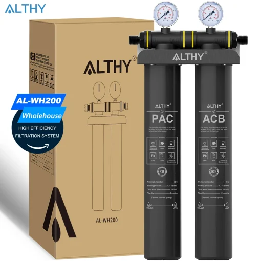 Sistema purificador de filtro de agua comercial para todo el hogar ALTHY