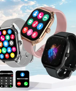 Smartwatch LAXASFIT H9 con llamadas, calorías, FC, SpO2