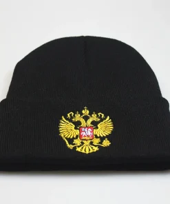 Sombrero unisex de invierno escudo nacional de Rusia