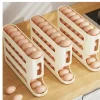 Soporte automático para huevos rodantes de 4 capas