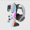 Soporte de auriculares RGB para juegos para PS5