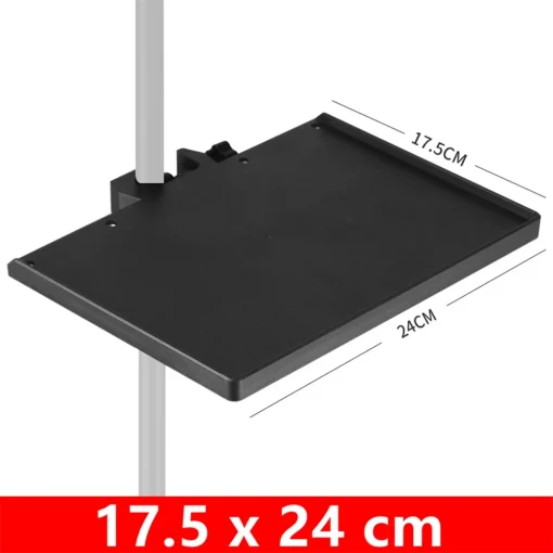 Soporte de micrófono universal con bandeja para tarjeta de sonido