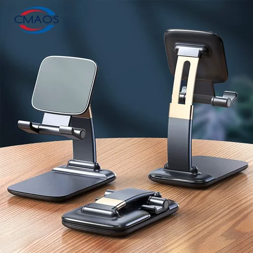 Soporte plegable ABS para teléfono móvil de escritorio para iPad