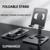 Soporte universal plegable de metal para teléfono móvil