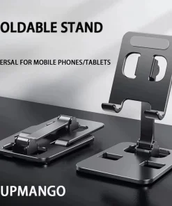 Soporte universal plegable de metal para teléfono móvil