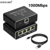 Splitter Ethernet 1000Mbps 1 a 234 Gigabit LAN