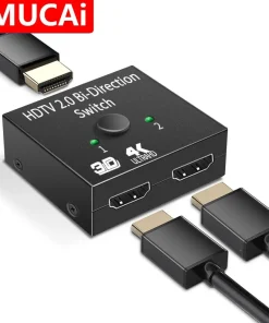 Splitter compatible con HDMI 4K KVM Bi-direccional