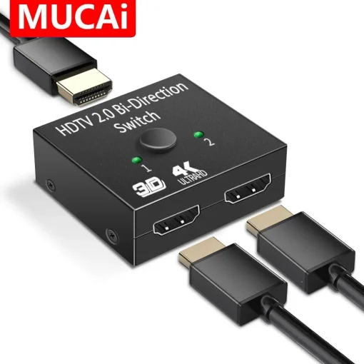 Splitter compatible con HDMI 4K KVM Bi-direccional