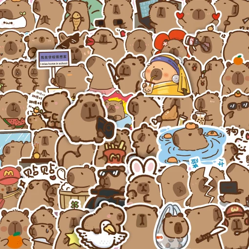 Stickers Kawaii Capibara