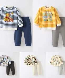 Sudadera Pooh a rayas de moda