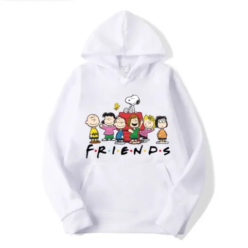 Sudadera Snoopy con amigos, anime de dibujos