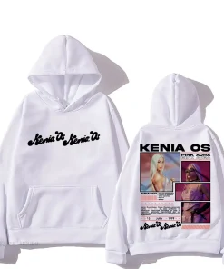 Sudadera cómoda Kenia Os con estampado gráfico con capucha