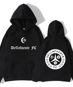 Sudadera con capucha Dellafuente de rap impresa