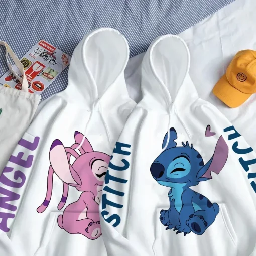 Sudadera con capucha Disney Stitch Angel