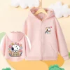 Sudadera con capucha de Snoopy y anime para niños